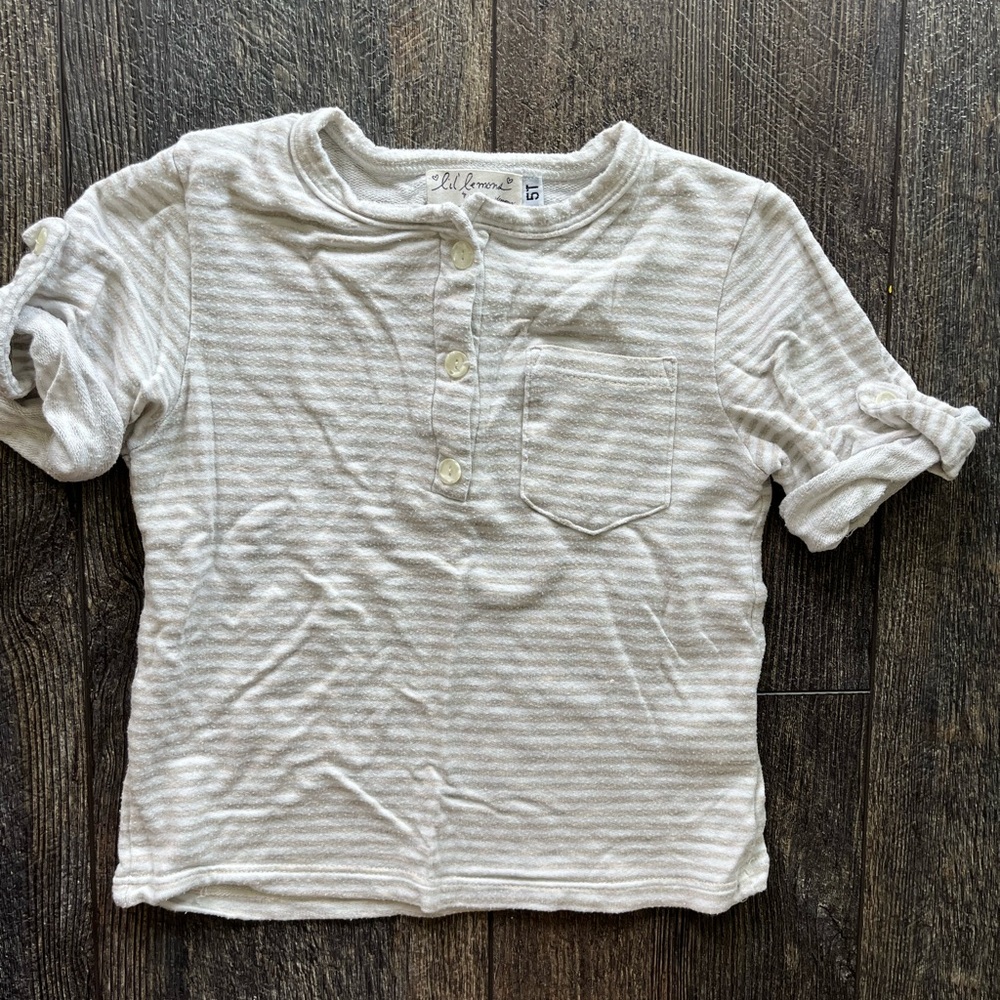 Lil lemons by for love and lemons boys striped tee